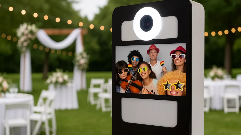 PixMeBox Exclusive – borne photo haut de gamme mariage en Corse